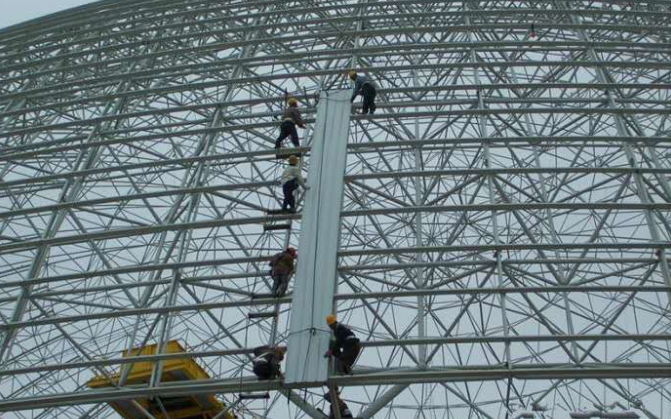 枣庄网架装配好以后应当留神哪八项验收事件