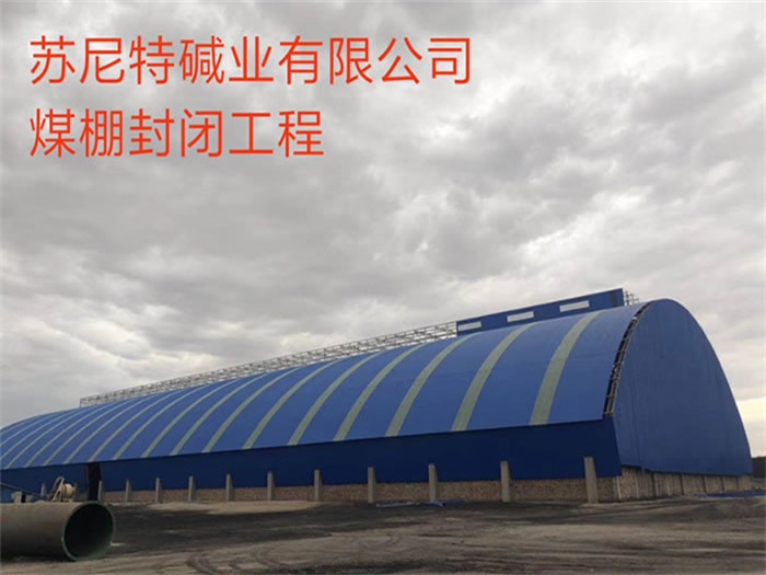 枣庄碱业有限公司煤棚封闭工程